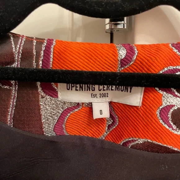 Opening Ceremony jacquard top coat P00 - Picture 5 of 13